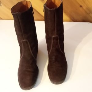 J. Crew brown suede leather boots.  Size 6.5